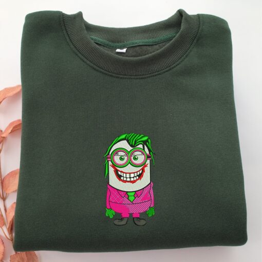 Minion Joker Nike Embroidered Sweatshirt, Nike Movie Inspired, Best Gifts Idea For Him Her - Image 3