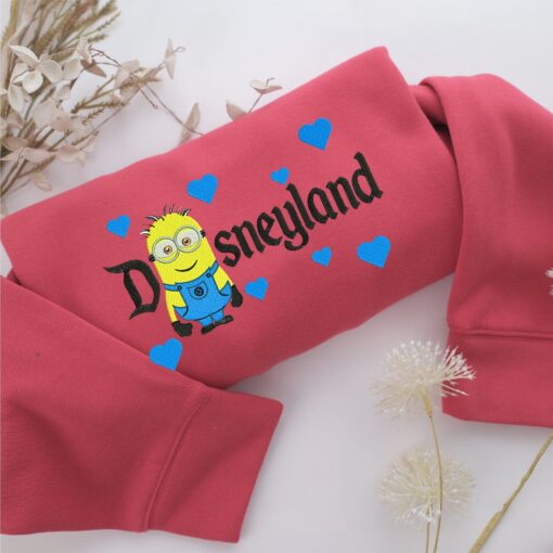 Minions Disneyland Embroidery, Disneyland Embroidered Sweatshirt, Movie Disney Inspired, Best Gifts Idea For Him Her - Image 4