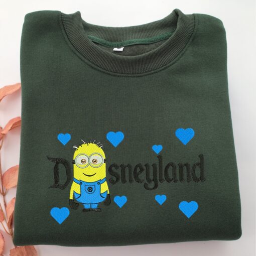 Minions Disneyland Embroidery, Disneyland Embroidered Sweatshirt, Movie Disney Inspired, Best Gifts Idea For Him Her - Image 3