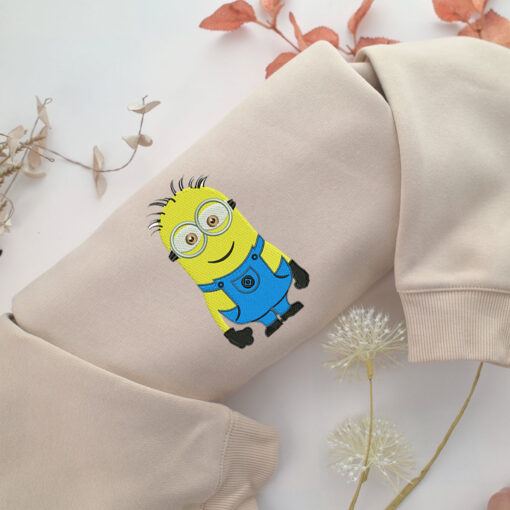 Minions Embroidery, Disneyland Embroidered Sweatshirt, Movie Disney Inspired, Best Gifts Idea For Him Her