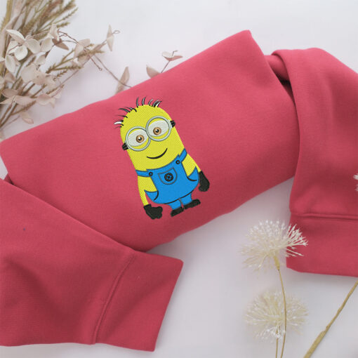 Minions Embroidery, Disneyland Embroidered Sweatshirt, Movie Disney Inspired, Best Gifts Idea For Him Her - Image 4