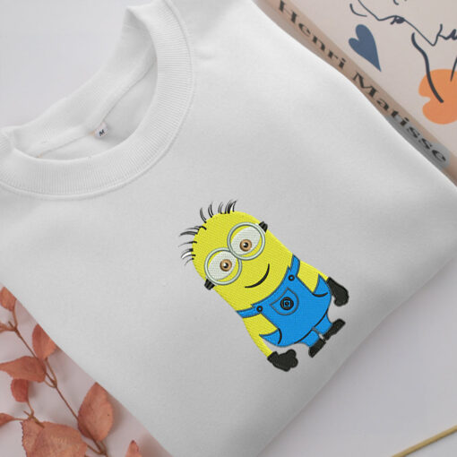 Minions Embroidery, Disneyland Embroidered Sweatshirt, Movie Disney Inspired, Best Gifts Idea For Him Her - Image 2