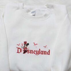 Minnie Mouse Devil Disneyland Halloween Embroidered Shirt Best Gifts for Family