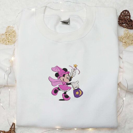 Minnie Mouse Princess Halloween Embroidered Hoodie Disney Halloween Embroidered T shirt Best Halloween Gift Ideas
