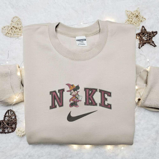 Minnie Mouse x Nike Embroidered Hoodie Nike Inspired Embroidered Shirt Best Halloween Gift Ideas