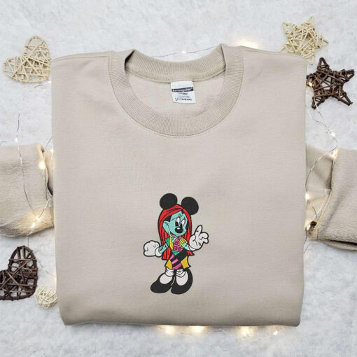 Minnie Sally Embroidered Hoodie The Nightmare Before Christmas Disney Embroidered Hoodie Best Gift Ideas