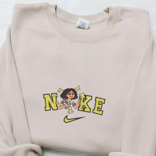 Mirabel Madrigal x Nike Christmas Embroidered Sweatshirt Cartoon Christmas Embroidered Shirt Best Christmas Gift Ideas