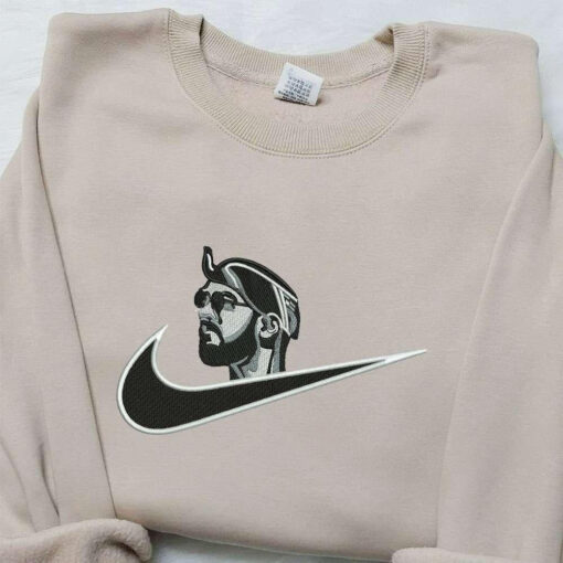 Miyagi x Nike Embroidered Hoodie Celebrity Embroidered Shirt Nike Inspired Embroidered Shirt
