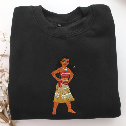 Moana Embroidery, Disneyland Embroidered Sweatshirt, Movie Disney Inspired, Best Gifts Idea For Him Her - Image 5
