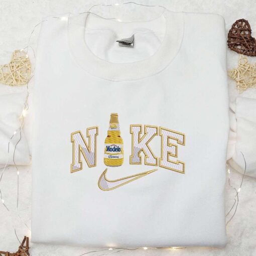 Modelo Beer Favorite Drink Embroidered Shirt