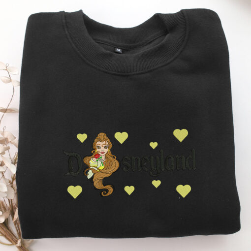 Modern Belle Disneyland Embroidery, Disneyland Embroidered Sweatshirt, Movie Disney Inspired, Best Gifts Idea For Him Her - Image 5