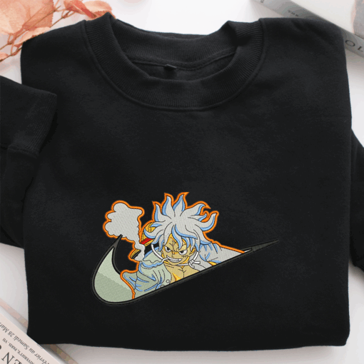 Monkey Luffy Nike Embroidered Sweatshirt, Nike Movie Inspired, Best Gifts Idea For Him Her - Image 2