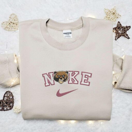 Montana Grizzlies x Nike Embroidered Shirt NCAA Sports Embroidered Hoodie Best Gift Idea