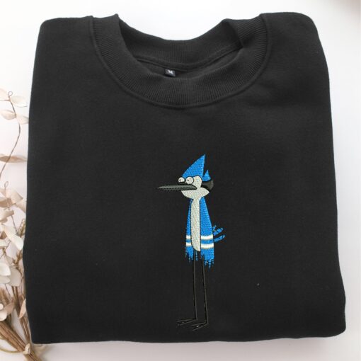 Mordecai Embroidery, Disneyland Embroidered Sweatshirt, Movie Disney Inspired, Best Gifts Idea For Him Her - Image 5
