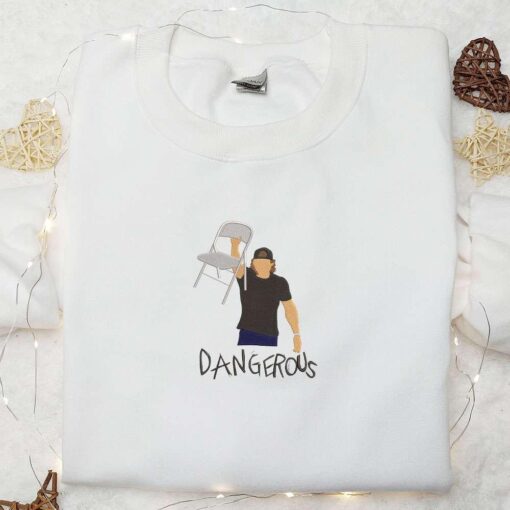Morgan Warren Dangerous Chair Mugshot Embroidered Shirt Celebrity Embroidered Hoodie Best Gift Idea