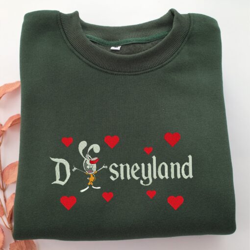 Mr Whiskers Disneyland Embroidery, Disneyland Embroidered Sweatshirt, Movie Disney Inspired, Best Gifts Idea For Him Her - Image 3