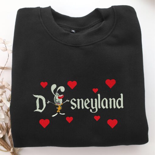 Mr Whiskers Disneyland Embroidery, Disneyland Embroidered Sweatshirt, Movie Disney Inspired, Best Gifts Idea For Him Her - Image 5