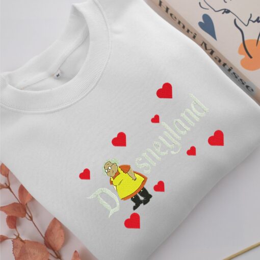 Muriel Disneyland Embroidery, Disneyland Embroidered Sweatshirt, Movie Disney Inspired, Best Gifts Idea For Him Her - Image 2