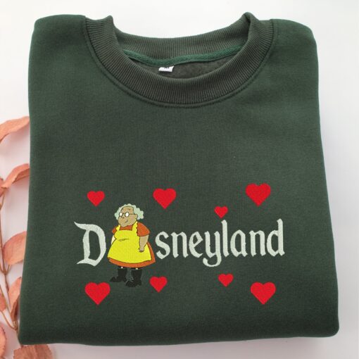 Muriel Disneyland Embroidery, Disneyland Embroidered Sweatshirt, Movie Disney Inspired, Best Gifts Idea For Him Her - Image 3