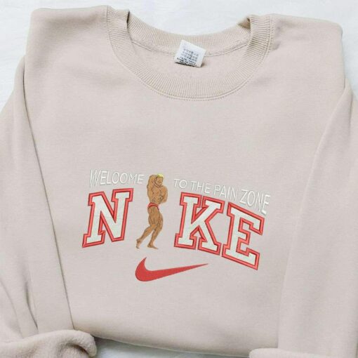 Muscular x Nike Embroidered Shirt Celebrity Embroidered Shirt Nike Inspired Embroidered Shirt