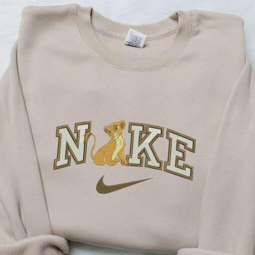 Nala x Nike Embroidered Sweatshirt The Lion King Disney Embroidered Shirt Nike Inspired Embroidered Shirt