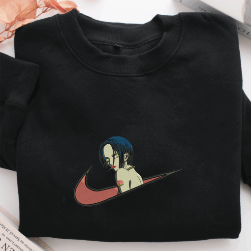 Nana Osaki Swoosh Nike Embroidered Sweatshirt, Nike Movie Inspired, Best Gifts Idea For Him Her - Image 2