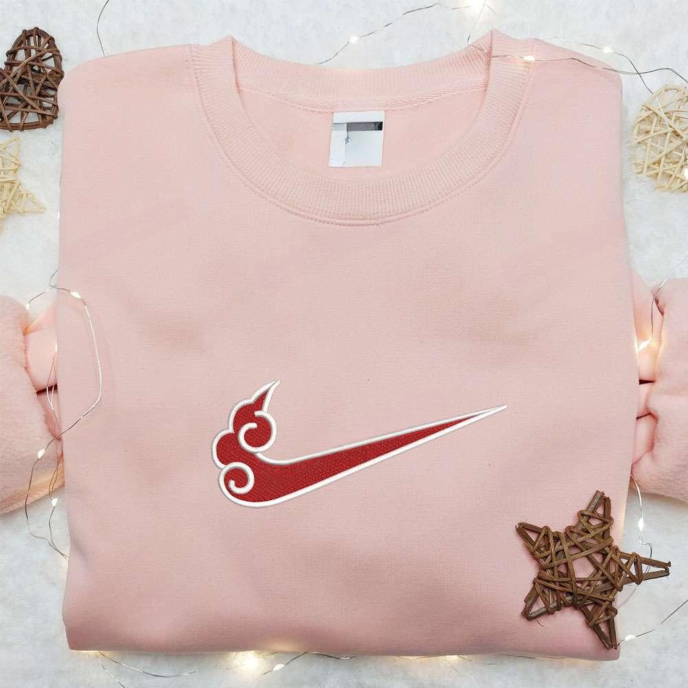 Naruto Cloud Anime Embroidered Shirt , Anime Embroidered T-shirt Sweatshirt Hoodie, Inspired Anime Movie, Best Gift for Anime Fans