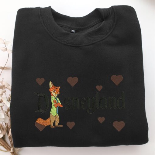 Nick Wilde Disneyland Embroidery, Disneyland Embroidered Sweatshirt, Movie Disney Inspired, Best Gifts Idea For Him Her - Image 5