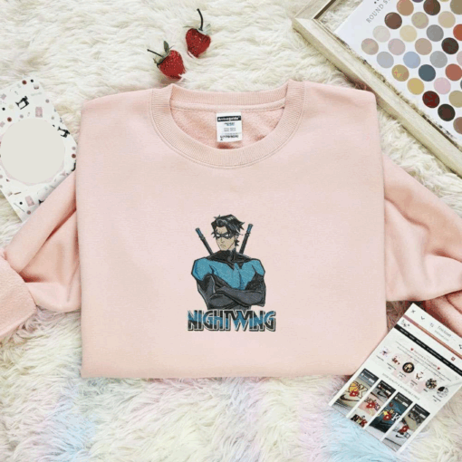 Nightwing Dc Movie Embroidered Shirt, Best Gift For Fans