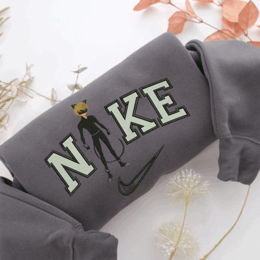 Nike Adrien Agreste Full Nike Embroidered Sweatshirt, Nike Movie Inspired, Best Gifts Idea For Him Her - Image 4