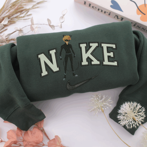 Nike Adrien Agreste Full Nike Embroidered Sweatshirt, Nike Movie Inspired, Best Gifts Idea For Him Her - Image 3