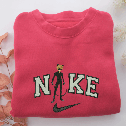 Nike Adrien Agreste Full Nike Embroidered Sweatshirt, Nike Movie Inspired, Best Gifts Idea For Him Her - Image 5