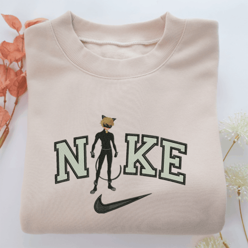Nike Adrien Agreste Full Nike Embroidered Sweatshirt, Nike Movie Inspired, Best Gifts Idea For Him Her