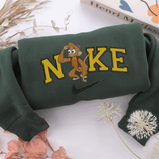Nike Aladdin Abu Nike Embroidered Sweatshirt, Nike Movie Inspired, Best Gifts Idea For Him Her - Image 3
