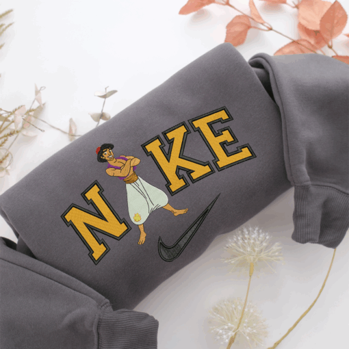 Nike Aladdin Nike Embroidered Sweatshirt, Nike Movie Inspired, Best Gifts Idea For Him Her - Image 4