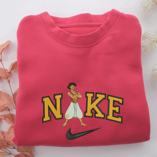 Nike Aladdin Nike Embroidered Sweatshirt, Nike Movie Inspired, Best Gifts Idea For Him Her - Image 5