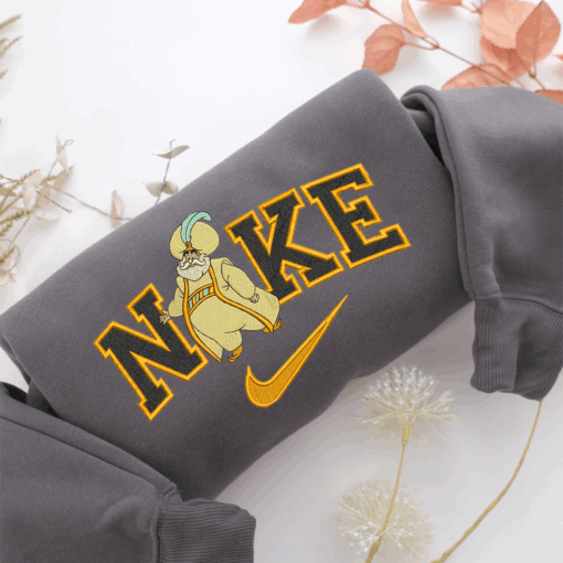 Nike Aladdin Sultan Nike Embroidered Sweatshirt, Nike Movie Inspired, Best Gifts Idea For Him Her - Image 4