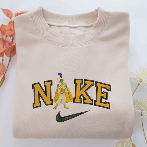 Nike Aladdin v2 Nike Embroidered Sweatshirt, Nike Movie Inspired, Best Gifts Idea For Him Her