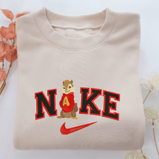 Nike Alvin Seville Nike Embroidered Sweatshirt, Nike Movie Inspired, Best Gifts Idea For Him Her