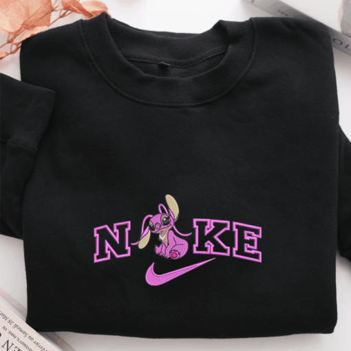 Nike Angel Embroidery, Nike Embroidered Sweatshirt, Movie Disney Inspired, Best Gifts Idea For Him Her - Image 4