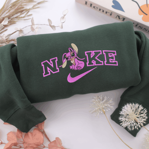 Nike Angel Embroidery, Nike Embroidered Sweatshirt, Movie Disney Inspired, Best Gifts Idea For Him Her - Image 5