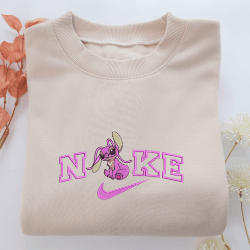 Nike Angel Embroidery, Nike Embroidered Sweatshirt, Movie Disney Inspired, Best Gifts Idea For Him Her