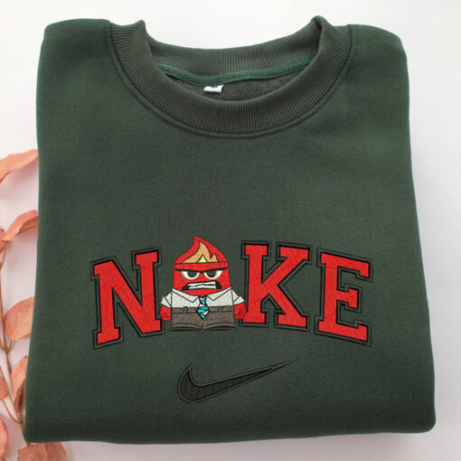 Nike Anger Embroidery, Disneyland Embroidered Sweatshirt, Movie Disney Inspired, Best Gifts Idea For Him Her - Image 3