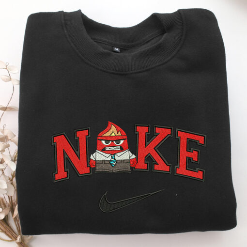 Nike Anger Embroidery, Disneyland Embroidered Sweatshirt, Movie Disney Inspired, Best Gifts Idea For Him Her - Image 5