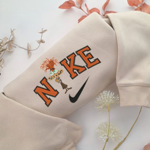 Nike Anxiety Embroidery, Disneyland Embroidered Sweatshirt, Movie Disney Inspired, Best Gifts Idea For Him Her