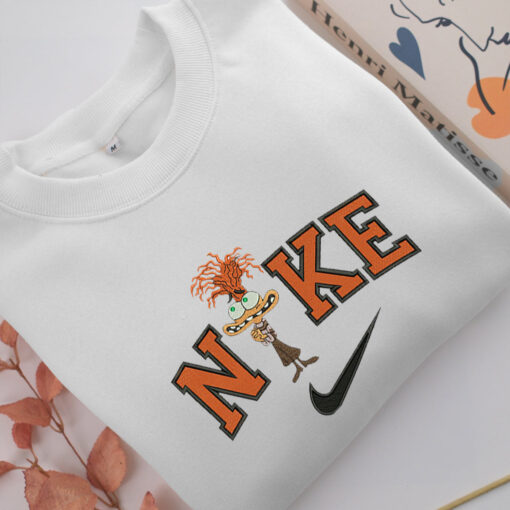 Nike Anxiety Embroidery, Disneyland Embroidered Sweatshirt, Movie Disney Inspired, Best Gifts Idea For Him Her - Image 2