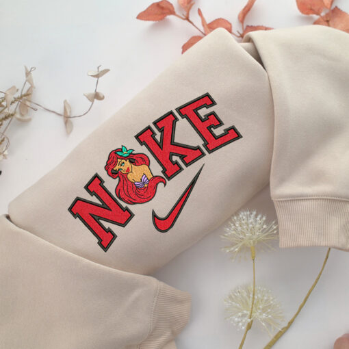 Nike Ariel v3 Embroidery, Disneyland Embroidered Sweatshirt, Movie Disney Inspired, Best Gifts Idea For Him Her
