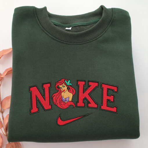 Nike Ariel v3 Embroidery, Disneyland Embroidered Sweatshirt, Movie Disney Inspired, Best Gifts Idea For Him Her - Image 3