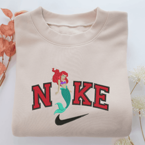 Nike Ariel v4 Nike Embroidered Sweatshirt, Nike Movie Inspired, Best Gifts Idea For Him Her