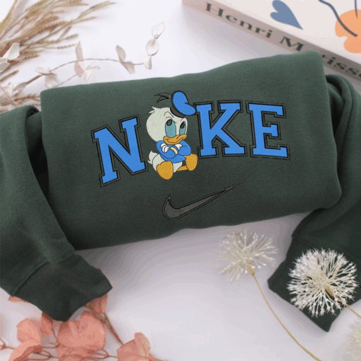 Nike Baby Donald Duck Nike Embroidered Sweatshirt, Nike Movie Inspired, Best Gifts Idea For Him Her - Image 3